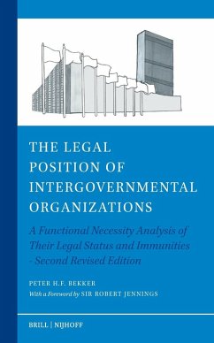Cover The Legal Position of Intergovernmental Organizations