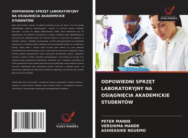 ODPOWIEDNI SPRZ¿T LABORATORYJNY NA OSI¿GNI¿CIA AKADEMICKIE STUDENTÓW