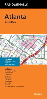 Cover Rand McNally Folded Map: Atlanta Street Map