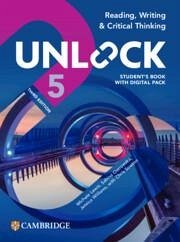 Cover Unlock Level 5 Reading, Writing and Critical Thinking Student's Book with Digital Pack
