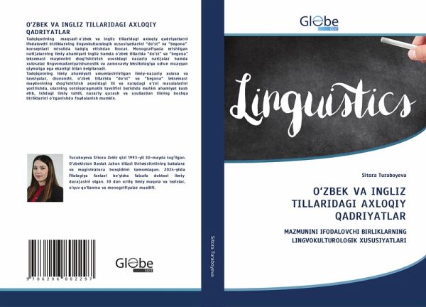 O'ZBEK VA INGLIZ TILLARIDAGI AXLOQIY QADRIYATLAR O'ZBEK VA INGLIZ TILLARIDAGI AXLOQIY QADRIYATLAR