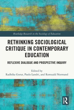Cover Rethinking Sociological Critique in Contemporary Education