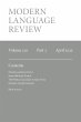 Modern Language Review (120.2) April... - Bild 1