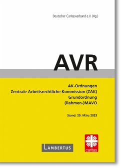 Cover Richtlinien für Arbeitsverträge in den Einrichtungen des Deutschen Caritasverbandes (AVR) (eBook, PDF)