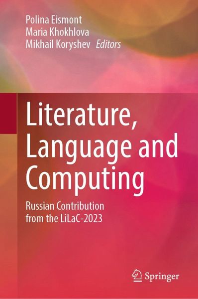 Literature, Language and Computing (eBook, PDF)