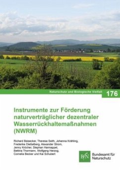 NaBiV Heft 176 Instrumente zur Förderung naturverträglicher dezentraler Wasserrückhaltemaßnahmen (NWRM) NaBiV Heft 176 Instrumente zur Förderung naturverträglicher dezentraler Wasserrückhaltemaßnahmen (NWRM)