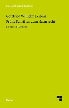 Cover Frühe Schriften zum Naturrecht