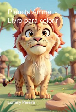 Cover Planeta Animal - Livro Para Colorir (eBook, ePUB)