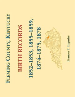 Fleming County, Kentucky Birth Records, 1852-1853, 1855-1859, 1874-1875, 1878 - Ingmire, Frances