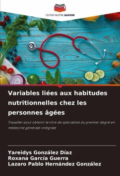 Cover Variables liées aux habitudes nutritionnelles chez les personnes âgées