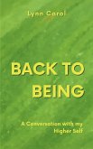 Back to Being