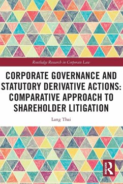 Cover Corporate Governance and Statutory Derivative Actions