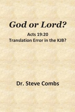 Cover God or Lord? Acts 19