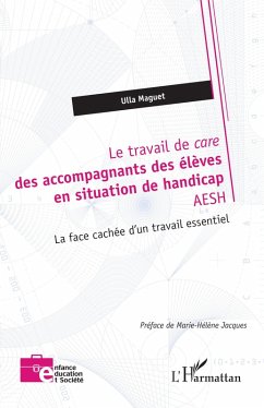 Cover Le travail de care des accompagnants des élèves en situation de handicap AESH