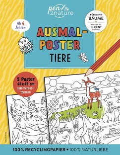 Cover Ausmalposter Tiere