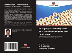 Cover Faire progresser l'intégration de la dimension de genre dans l'agriculture