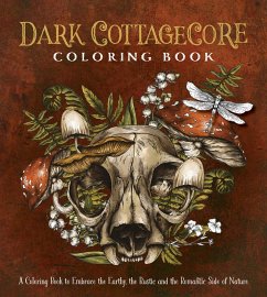 Cover Dark Cottagecore Coloring Book