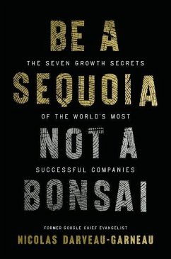 Cover Be a Sequoia, Not a Bonsai