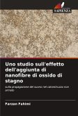 Uno studio sull'effetto dell'aggiunta di nanofibre di ossido di stagno
