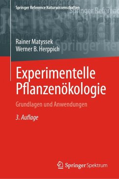 Experimentelle Pflanzenökologie (eBook, PDF) - Matyssek, Rainer; Herppich, Werner B.
