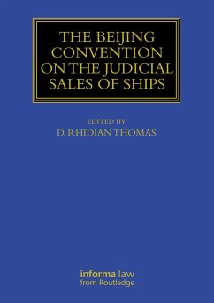 Cover The Beijing Convention on the Judicial Sales of Ships (eBook, PDF)