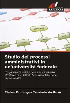 Cover Studio dei processi amministrativi in un'università federale