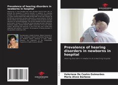 Cover Prevalence of hearing disorders in newborns in hospital