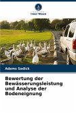 Bewertung der Bewässerungsleistung und Analyse der Bodeneignung