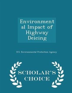 Cover Environmental Impact of Highway Deicing - Scholar's Choice Edition