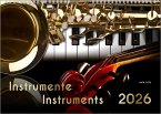 Musikinstrumente, ein Musik-Kalender 2026, DIN A4 Musikinstrumente, ein Musik-Kalender 2026, DIN A4