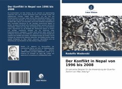 Cover Der Konflikt in Nepal von 1996 bis 2008