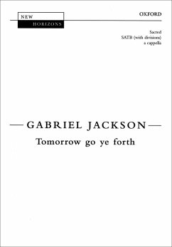Cover Jackson, Gabriel Tomorrow go ye forth