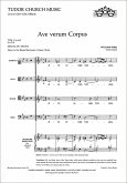 Ave verum corpus for mixed chorus a cappella, score (with piano for rehearsal only)