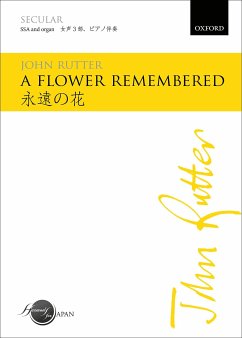Cover A Flower remembered for female chorus and piano score (en/jap)