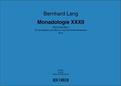 Cover Bernhard Lang, Monadologie XXXII - The Cold Trip I Solo Voice and 4 Guitars Partitur + Stimmen