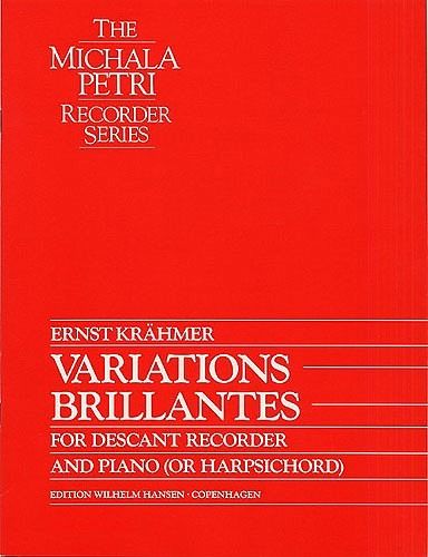 Variations brillantes for descant recorder and piano archive copy