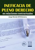 Ineficacia de pleno derecho en relaciones contractuales (eBook, PDF)