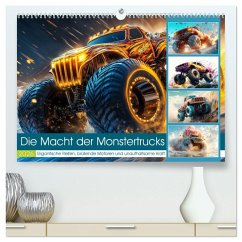 Cover Die Macht der Monstertrucks (hochwertiger Premium Wandkalender 2026 DIN A2 quer), Kunstdruck in Hochglanz