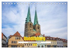 Quedlinburg - Die historische Altstadt (Tischkalender 2026 DIN A5 quer), CALVENDO Monatskalender