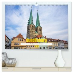 Quedlinburg - Die historische Altstadt (hochwertiger Premium Wandkalender 2026 DIN A2 quer), Kunstdruck in Hochglanz