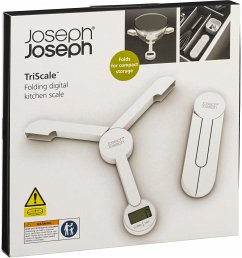 Joseph Joseph TriScale weiß Digitale Küchenwaage