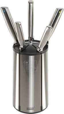 Cover Joseph Joseph Elevate 5-teiliges Stahlmesser-Set mit Drehständer