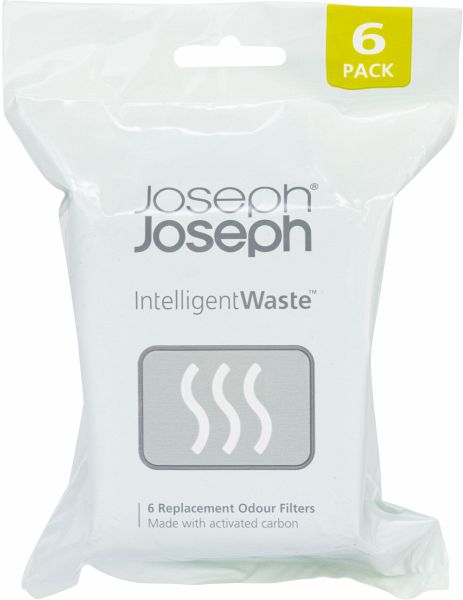 Joseph Joseph schwarz Pack Ersatzgeruchsfilter 6 Stück