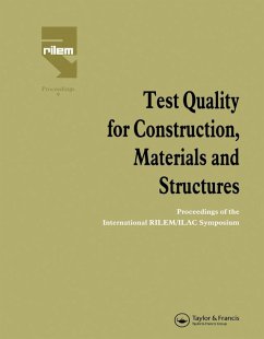 Test Quality for Construction, Materials and Structures (eBook, ePUB)