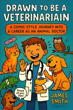 Cover Drawn to Be a Veterinarian: A Comic-Style Journey Into a Career As an Animal Doctor (Doodle Careers) (eBook, ePUB)