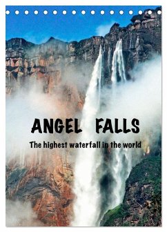 Cover Angel Falls The tallest waterfall in the world (Desk Calendar 2026 DIN A5 portrait), CALVENDO 12 Month DeskCalendar