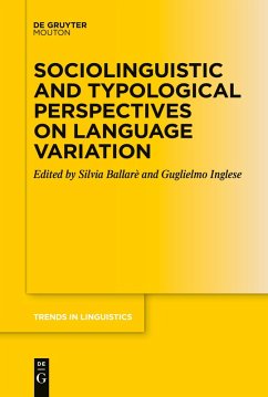 Cover Sociolinguistic and Typological Perspectives on Language Variation