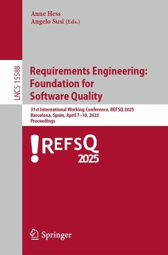 Cover Requirements Engineering: Foundation for Software Quality (eBook, PDF)