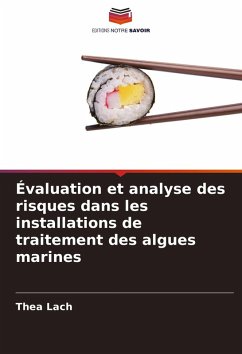 Cover Évaluation et analyse des risques dans les installations de traitement des algues marines