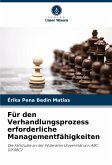 Für den Verhandlungsprozess erforderliche Managementfähigkeiten Für den Verhandlungsprozess erforderliche Managementfähigkeiten